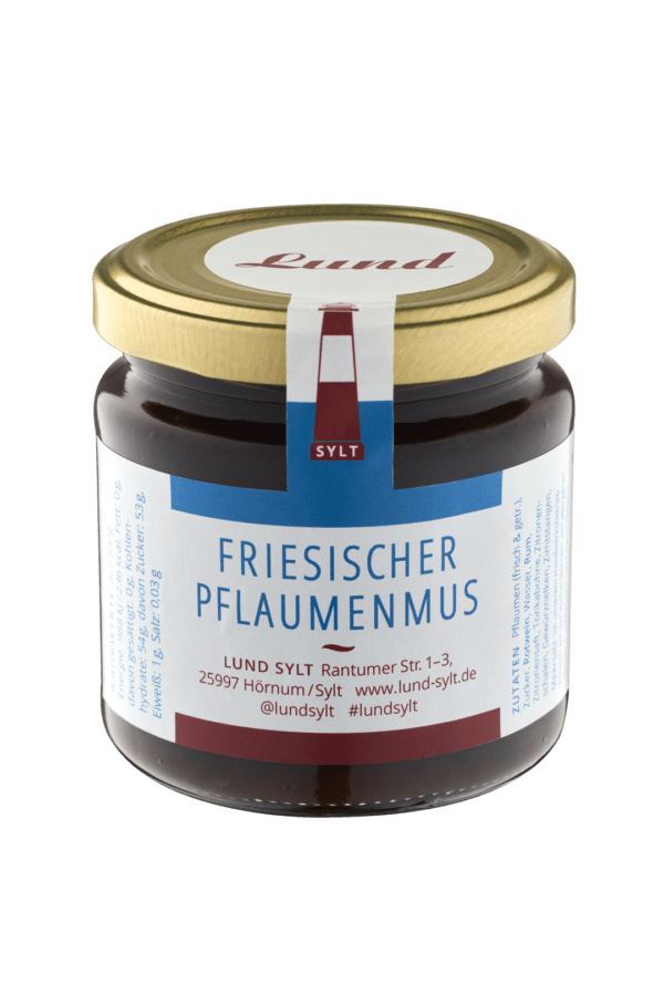 LUNDS SYLTER PFLAUMENMUS - Lund-Sylt Shop