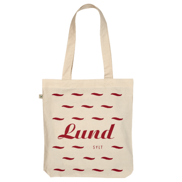 Eine „Beige“-Einkaufstasche von LUND BEUTEL.