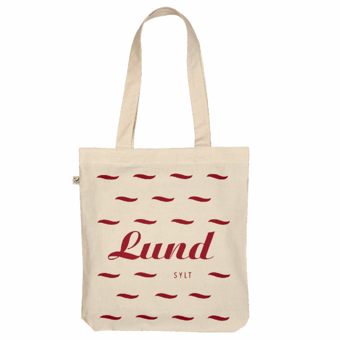 Eine „Beige“-Einkaufstasche von LUND BEUTEL.