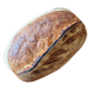 SYLTER SAUERTEIGBROT: ein goldbrauner Sauerteiglaib mit einer wunderschön eingeschnittenen Kruste.